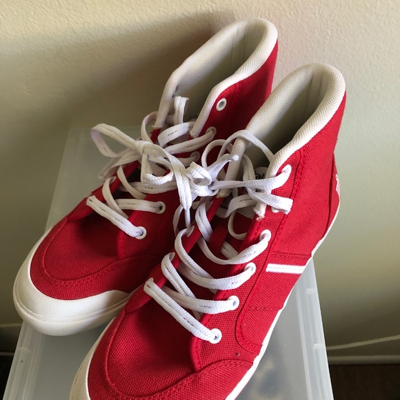 Admiral Red Woman's Sneakers - Picture 2 of 5